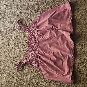 Cropped Satin Top